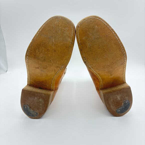 Vintage 60s 70s Acme Leather Campus Rancher Boots Men's 8.5EEE Made in USA - Picture 7 of 14